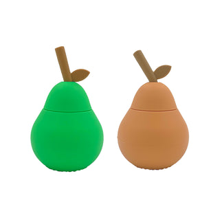 Pear Cup Gift set - Pack of 2 Apricot / Bright Green
