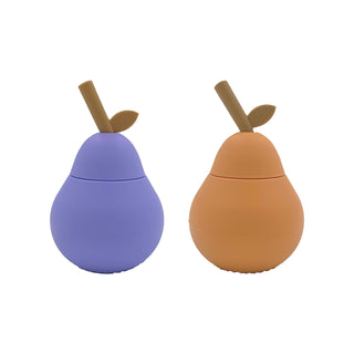 Pear Cup gift set - Pack of 2 Purple / Apricot