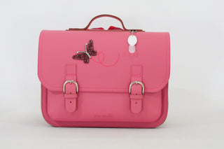 Boekentas klassiek butterfly Antique Pink