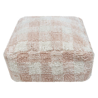 Pouf Vichy Rose