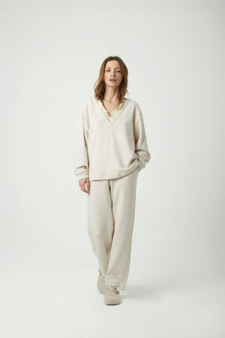 PENILLA GREY CHINE/IVORY