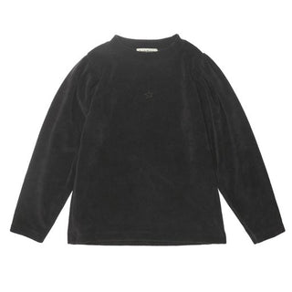 Kid velvet t -shirt Black