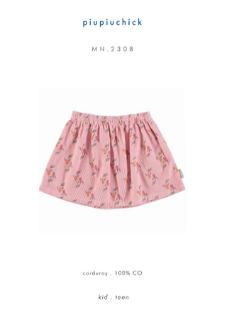 Short skirt Pink fishes