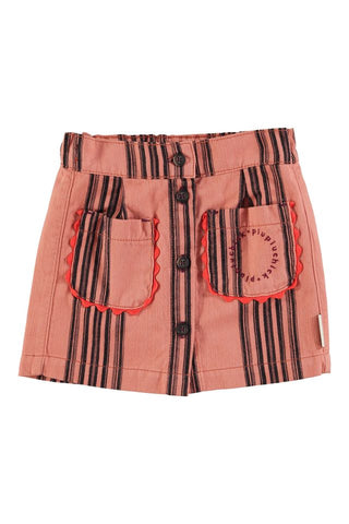 Short skirt Pink black stripes