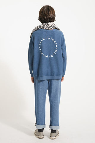 Unisex trousers Washed navy denim fw25