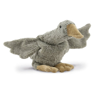 Cuddly animal Goose small - Grey