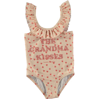 SWIMSUIT WITH RUFFLES HEARTS GRANDMA