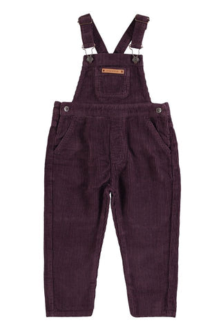 Dungarees Aubergine corduroy