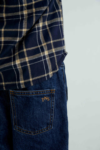 TNS Denim Baggy Pant Mid Denim