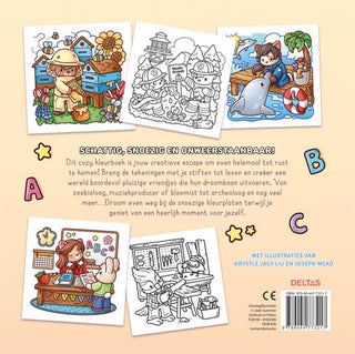 Cozy Jobs - Comfy Kleurboek Jade Summer