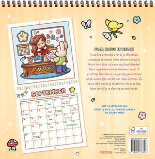 Cute & Cozy Kleurkalender Jade Summer