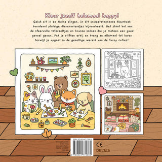 Fuzzy cuties cute & comfy kleurboek Vivi Tinta