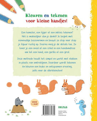 Mijn eerste tekenboek Vrolijke dieren (vanaf 4 jaar)