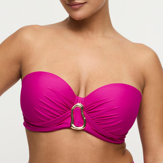 UVITA Deep Magenta strapless bikinitop