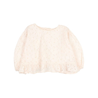 EMBROIDERY BLOUSE  IVORY