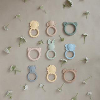 TEETHER BEAR - Sage