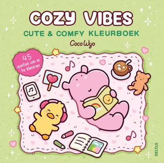 Cozy vibes Cute & Comfy Kleurboek Coco Wyo