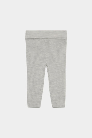 Baby Leggings light grey melange