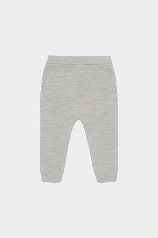 Baby Rib Pants light grey melange