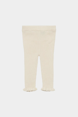 Baby Ruffle Leggings ecru
