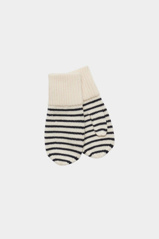 Baby Mittens ecru/navy