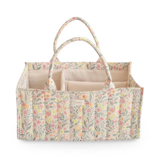 DIAPER CADDY - pastel blooms