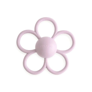 RATTLE DAISY TEETHER lila