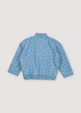 Smiley Denim Bomber