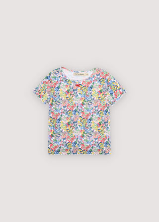 TNS Rib Tee Verbena Print