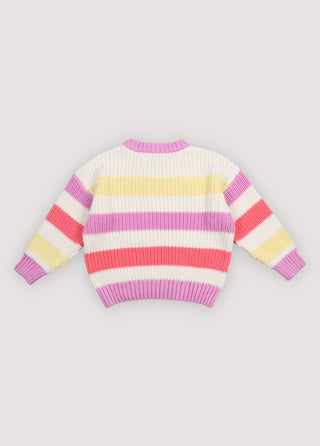Celosia Jumper Pink Lavander Stripes