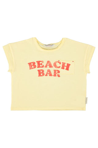 shirt | light yellow w/ "beach bar" print