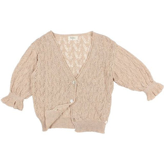 ROMANTIC CARDIGAN - Sand