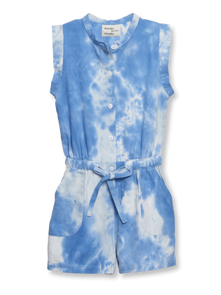 Summer Romper	sky tie dye