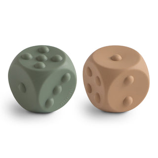 DICE PRESS TOY (2) Dried Thyme/Natural