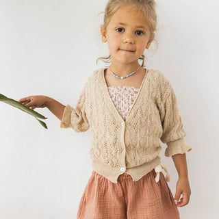 ROMANTIC CARDIGAN - Sand