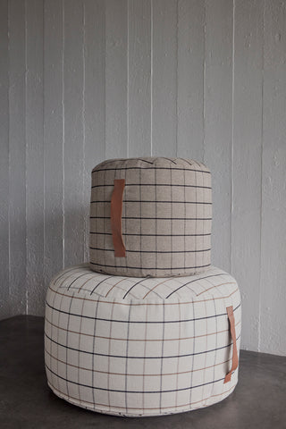 Grid Pouf Large
