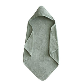 HOODED TOWEL - Moss