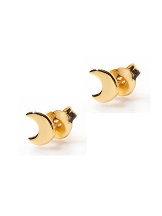 moon studs gold