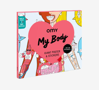 MY BODY - STICKER POSTER